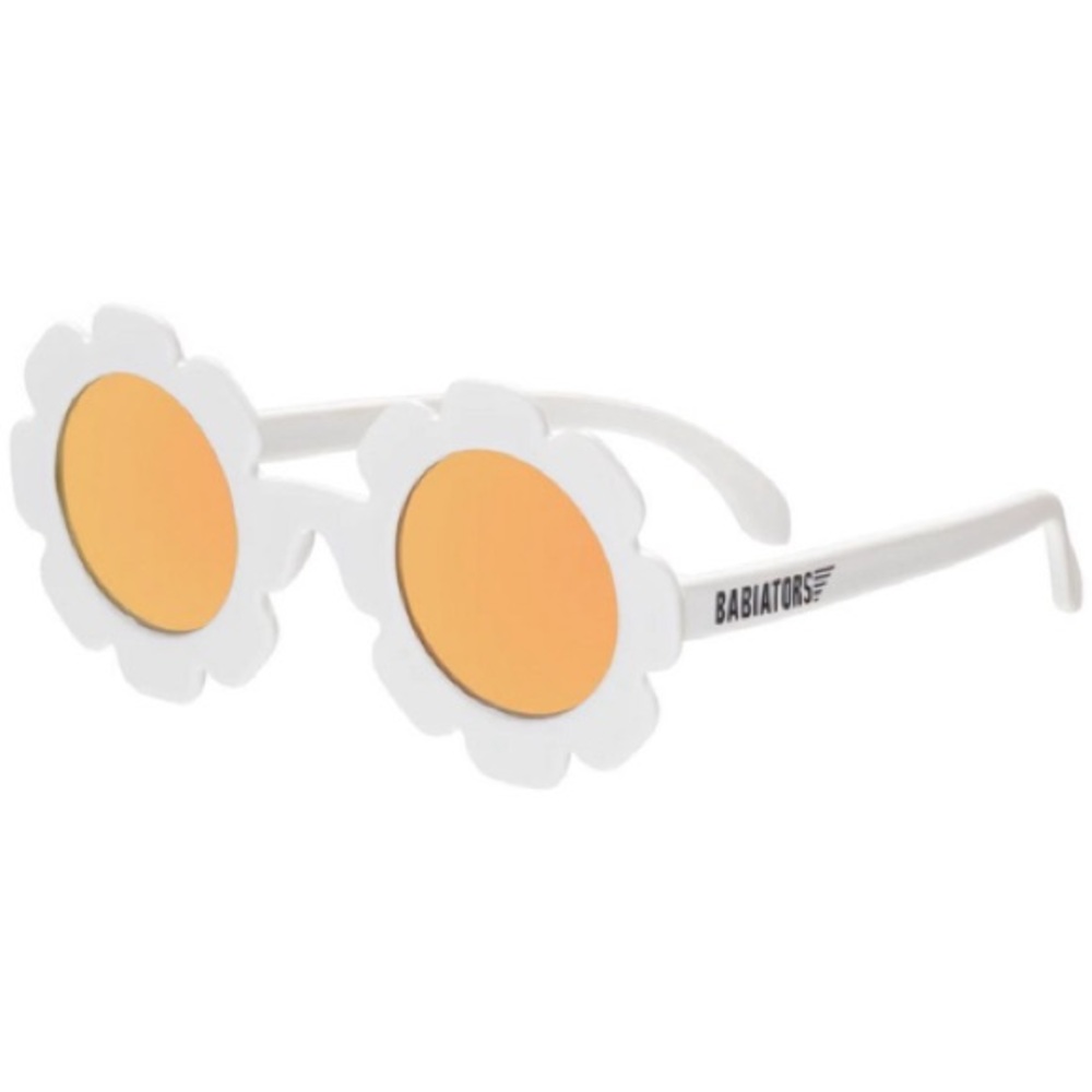 Babiators Blue Series Daisy Sunglasses - White and Gold Toddler Girl - Picture 3 of 4